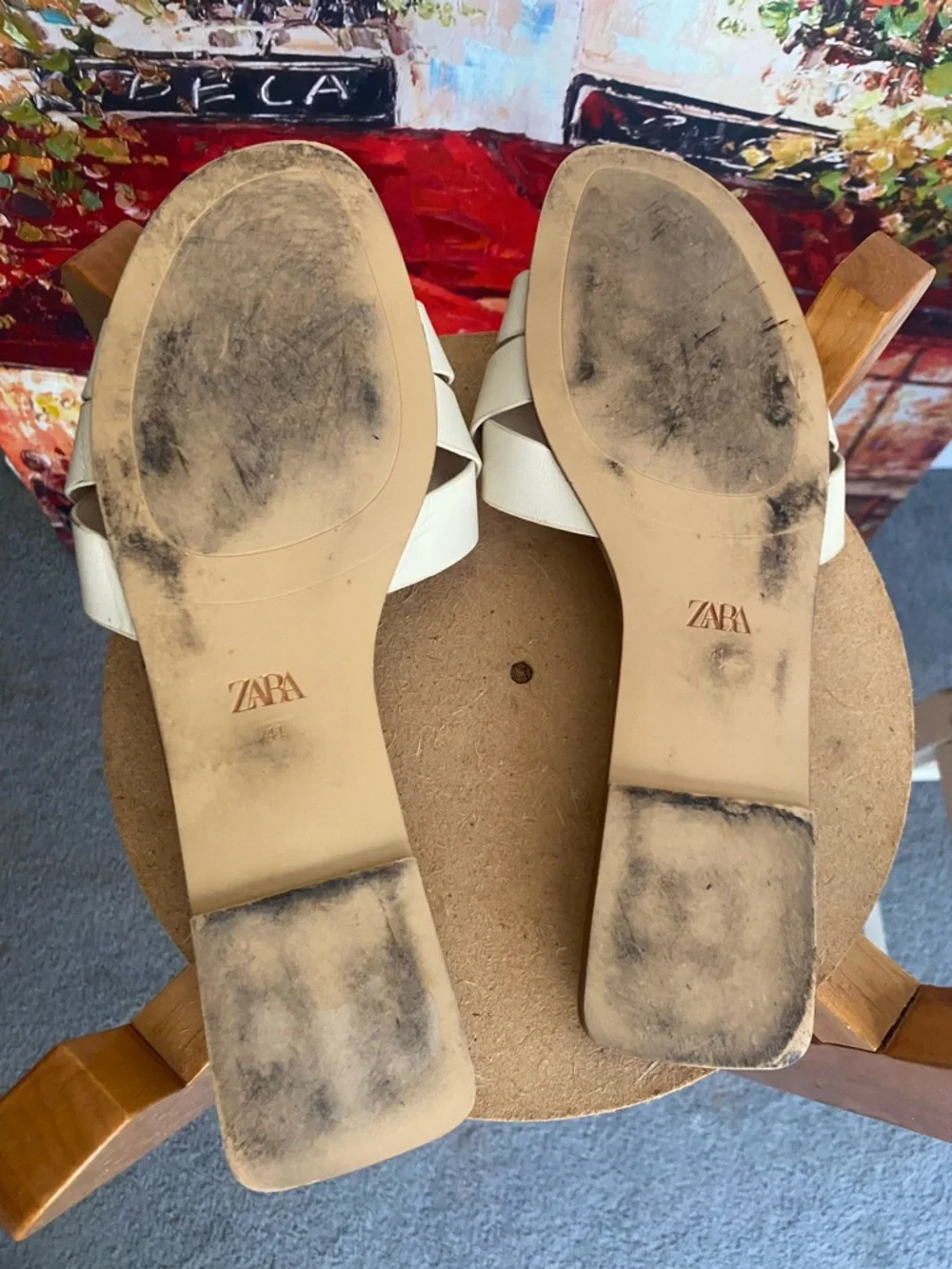 Zara  slides size 9.5 - Picture 7 of 8